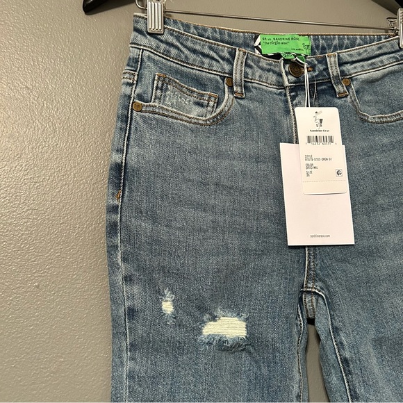 NWT Free People Sandrine Rose Sz 26 Original Wash Straight Fit Jeans! - Picture 4 of 14